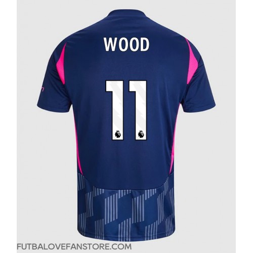 Nottingham Forest Chris Wood #11 Vonkajší futbalový dres 2024-25 Krátky Rukáv Nottingham Forest Chris Wood #11 Vonkajší futbalový dres 2024-25 Krátky Rukáv